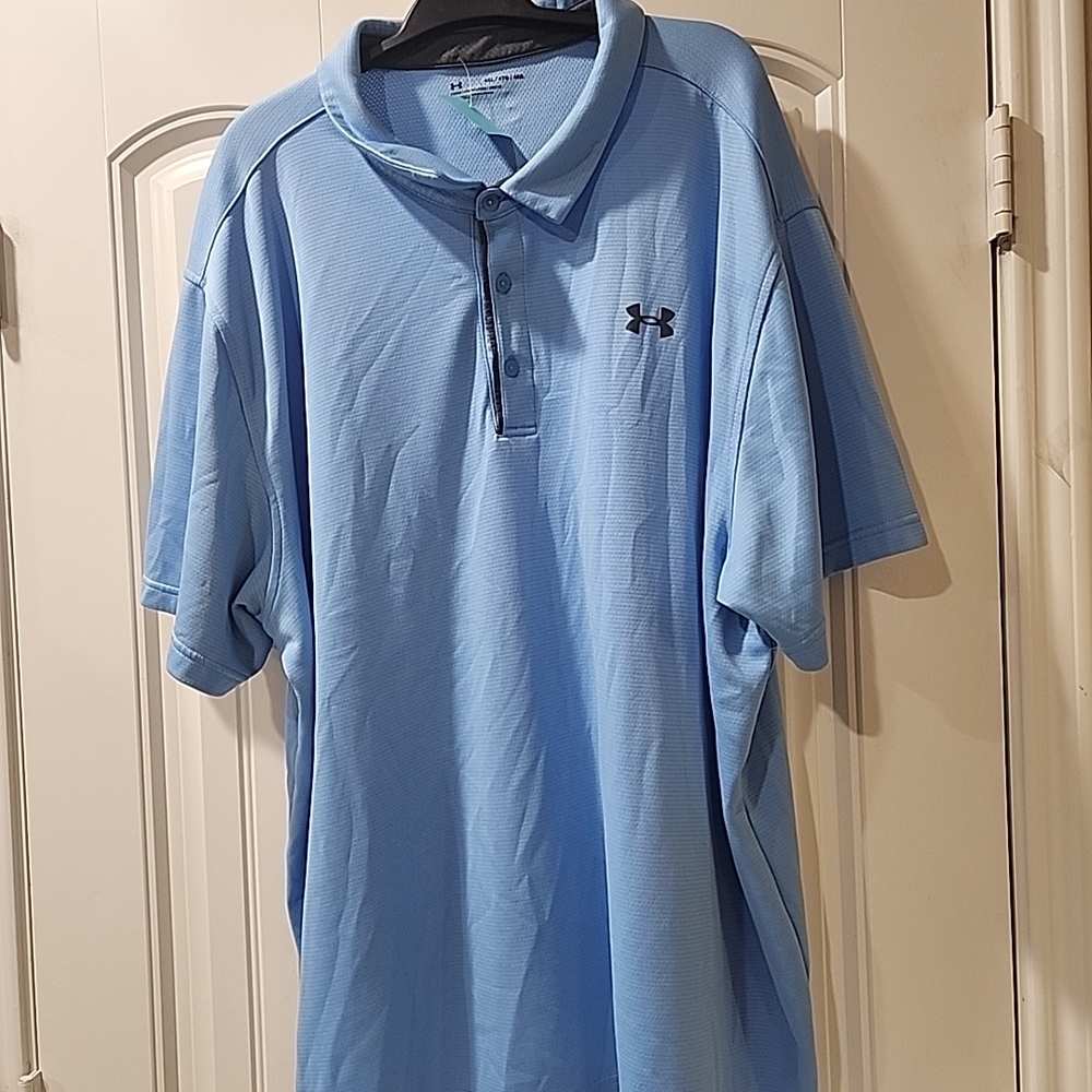 Under Armour Men's Light Blue Polo Shirt